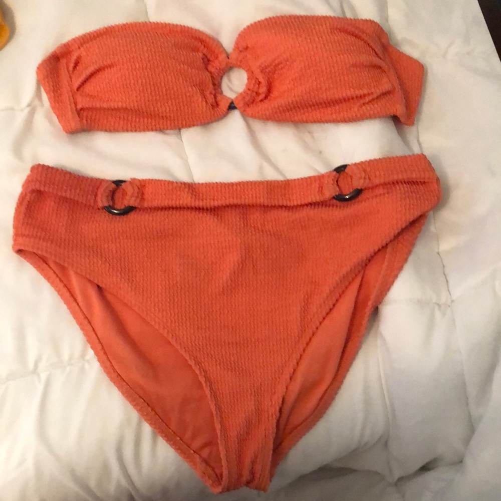 strapless swimsuit